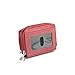 Womens Genuine Leather Mini Credit Card Case Organizer Compact Wallet