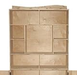 Natural Bookcase Storage Unit Room Magic RM20