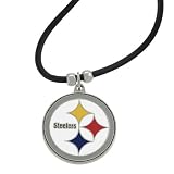Silvertone Major League Baseball Pittsburgh Steelers Cord Necklace