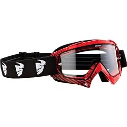 Thor MX Enemy Livewire Adult Dirtbike Motorcycle Goggles - Black