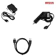 Samsung U960 Combo Rapid Car Charger + Home Wall Charger + USB Data Charge Sync Cable for Samsung U960 + Free LiveMyLife Wristband