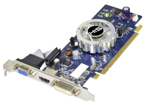 HIS Radeon HD 4350 HDMI Dual Link DVI HDCP 512 MB 64bit DDR2 PCIe 16x 2.0 Low Profile Video Card Retail H435F512H RoHS