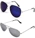 Sheomy Aviator Sunglasses Combo (Blue) (Sun-082) RS.299.00
