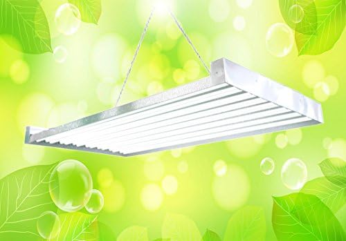 T5 HO Grow Light - 4 FT 16 Lamps - DL8416s Fluorescent Hydroponic Indoor Fixture Bloom Veg Daisy Chain with Bulbs