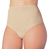 Produkt-Bild: Eversures Inkontinenz Damen Taillen Slip mit integrierter Saugeinlage, Gr&ouml;&szlig;e L , beige, waschbar