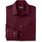 Long-Sleeve Solid Color Twill Shirt