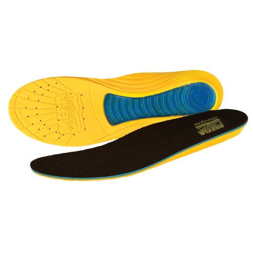 MEGAComfort MCMSM67/W89 MEGASole Insoles, Dual Layered Memory Foam with Gel, Men's Size 6-7 Women's Size 8-9