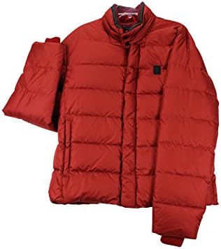 Fay Mens Puffer Jacket Size XXL US - Red Polyester