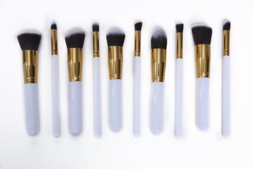 MeGooDo NEW Professional Makeup Set Pro Kits Brushes Kabuki Makeup Cosmetics Brush Tool (Gold)
