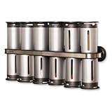 indicate Wall Mount Magnetic Spice Rack 12 Piece Set
