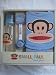 Small Paul By Paul Frank Gift Set Include Bib, Burp Cloth, 8 OZ Baby Bottle, Pacifier and Clip Pink or Blue BPA Free New