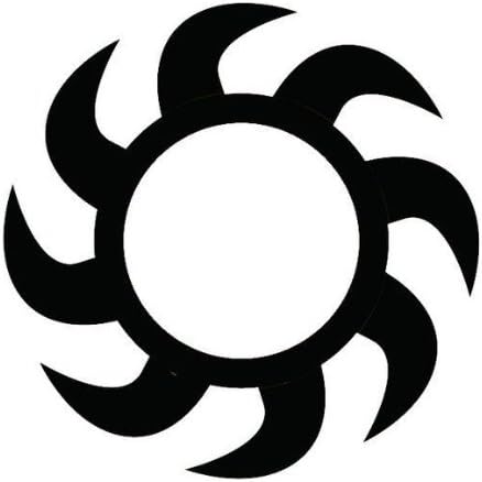 Rolling Sun Temporary Tattoo Stamp Kit ZX-053