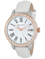 Nautica Womens N12653M BFD 101 Date Mid Japanese Three Hand Watch