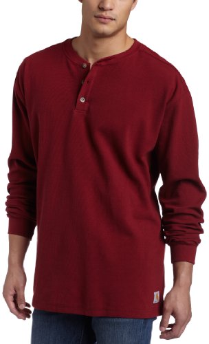 Carhartt Men\'s Textured Knit Henley Shirt