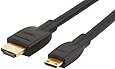 AmazonBasics High-Speed Mini-HDMI to HDMI Cable - 6 Feet (Latest Standard)
