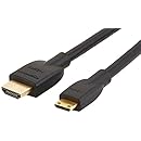 AmazonBasics High-Speed Mini-HDMI to HDMI Cable - 6 Feet (Latest Standard)
