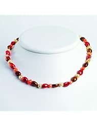 925 Sterling Silver Multi-Color Freshwater Cultured Pearl Necklace