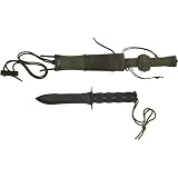 Fixed Blade Military Survival Knife Black