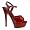 red patent/red