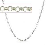 Beaucoup Designs Sterling over Pewter Belcher Chain Necklace - 24"