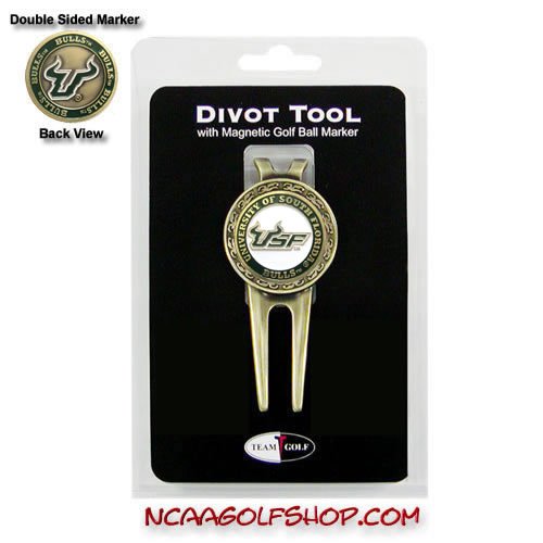 South Florida Bulls Divot Tool Ball Marker Tg1