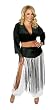 Black Gypsy Belt with Long Fringe