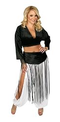 Black Gypsy Belt with Long Fringe