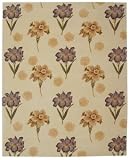 4X6 Ivory Contemporary Wool Handmade Mandarin MD405A Modern Area Rug 4X6 Ivory Contemporary Wool Handmade Mandarin MD405A Modern Area Rug
