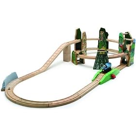 Thomas And Friends Wooden Railway - Race Down The Rails Playset