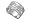 14K White Gold Hand-Crafted Matte-Finish Designer Ring, Enhanced with Diamonds., 0.00