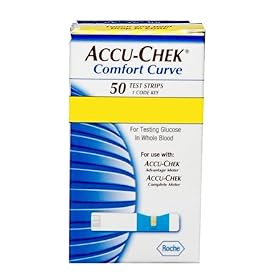 Accu-Chek Comfort Curve Test Strips - Box of 50