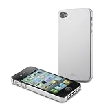 Acase+ for Apple iPhone4S iPhone4 ラバーコーティング ウルトラスリム0.7mm フィットケース シルバー 2012モデル