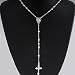 Sterling Silver Necklaces - Rosary - Length: 26, Bead: 4mm