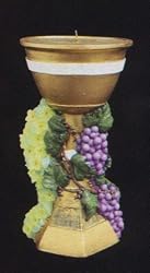 First Communion Candle - 8in. - Chalice
