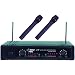 NEW PYLE PRO PDWM2600 DUAL UHF WIRELESS MICROPHONE SYSTEM (ELECTRONICS-OTHER)