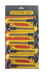 Utility Knives - 1 Pack of 7 Cutter Multi-Use Blades