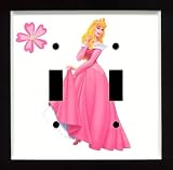 Disney Princess Aurora Sleeping Beauty Double Toggle Switchplate Cover Wall Switch Plate