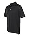 adidas Men's Climalite Textured Solid Polo (Black) (2X-Large)