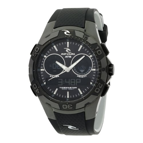 Rip Curl Men's A1039-MID Shipstern Tidemaster 2 Midnight PU Rubber Tide Watch