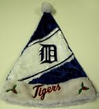 Detroit Tigers MLB Colorblock Himo Plush Santa Hat