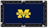 University of Michigan Wolverines Pool Table Felt 9'