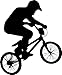 Wallmonkeys WM195807 Bmx-9 Peel and Stick Wall Decals (12 in H x 10 in W)