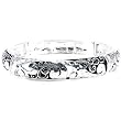 Bali Beauty Carved Bangle Bracelet