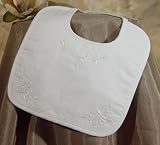 Hand Embroidered Girls Cotton Bib