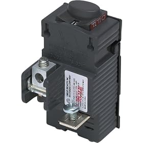 Connecticut Electric UBIP115 Pushmatic Circuit Breaker, 1-Pole 15-Amp by Connecticut Electric