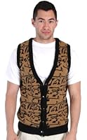 80's Movie Ferris Bueller's Day Off Button Up Costume Sweater Vest