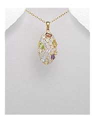 CZ Pendant Necklace In 92.5 Sterling Silver