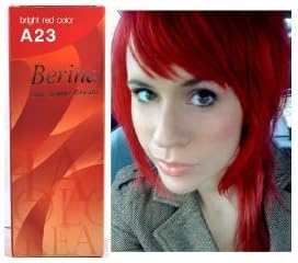 Bright Red Hair Dye Color Cream Permanent Goth Punk Crazy Emo Fashion Salon