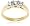 14k Yellow Gold 3-Stone Diamond Ring (3/4 cttw, H Color, SI2 Clarity), Size 6