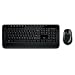 Microsoft - Wireless Desktop 2000 - Ensemble clavier Azerty /souris sans fil optique - Technologie Bluetrack - Noir